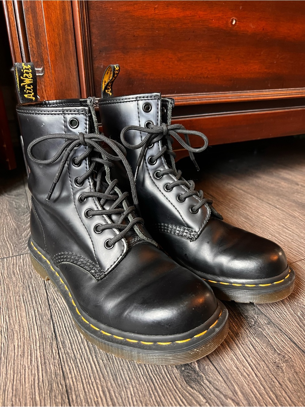 Dr. Martens 1460 W Black Boots